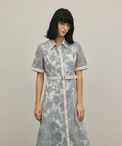 GRACE CONTINENTAL / グレースコンチネンタル ロング・マキシ丈ワンピース | フラワーコード刺繍ワンピース