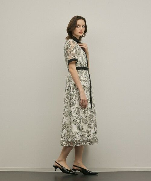 GRACE CONTINENTAL / グレースコンチネンタル ロング・マキシ丈ワンピース | フラワーコード刺繍ワンピース | 詳細13