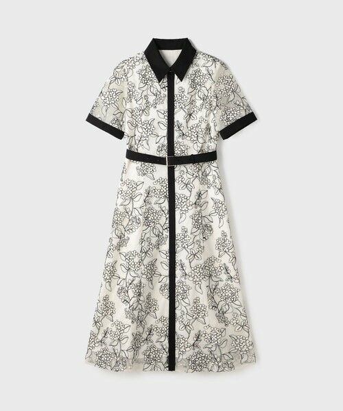 GRACE CONTINENTAL / グレースコンチネンタル ロング・マキシ丈ワンピース | フラワーコード刺繍ワンピース | 詳細19