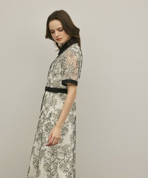 GRACE CONTINENTAL / グレースコンチネンタル ロング・マキシ丈ワンピース | フラワーコード刺繍ワンピース | 詳細5
