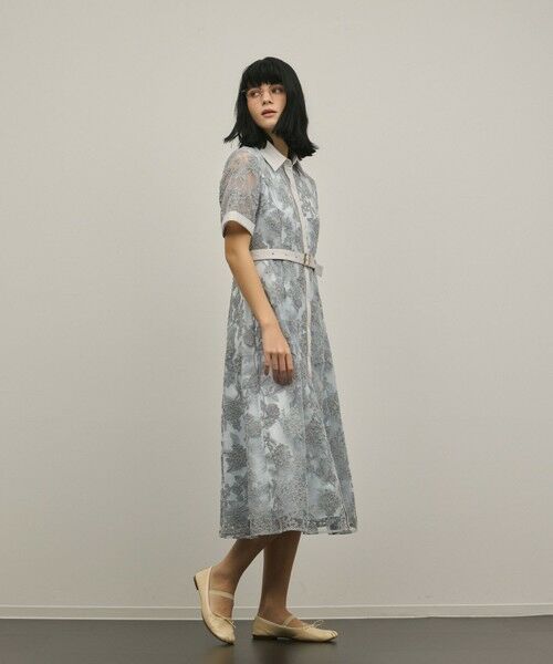 GRACE CONTINENTAL / グレースコンチネンタル ロング・マキシ丈ワンピース | フラワーコード刺繍ワンピース | 詳細10