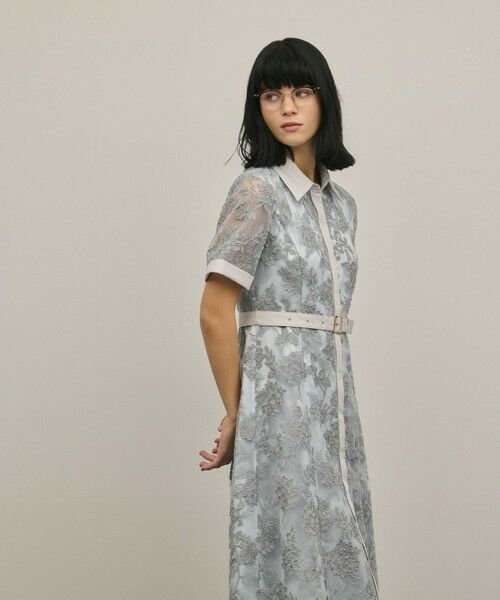 GRACE CONTINENTAL / グレースコンチネンタル ロング・マキシ丈ワンピース | フラワーコード刺繍ワンピース | 詳細13