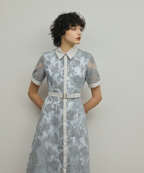 GRACE CONTINENTAL / グレースコンチネンタル ロング・マキシ丈ワンピース | フラワーコード刺繍ワンピース | 詳細23