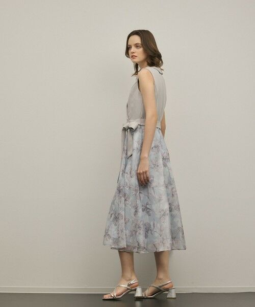 GRACE CONTINENTAL / グレースコンチネンタル ドレス | カシュクールフラワープリントワンピース | 詳細2