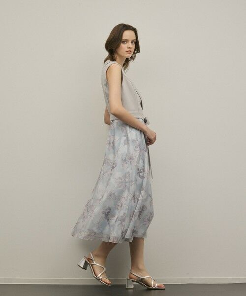 GRACE CONTINENTAL / グレースコンチネンタル ドレス | カシュクールフラワープリントワンピース | 詳細4