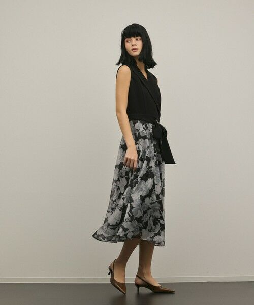 GRACE CONTINENTAL / グレースコンチネンタル ドレス | カシュクールフラワープリントワンピース | 詳細10