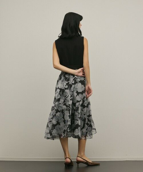 GRACE CONTINENTAL / グレースコンチネンタル ドレス | カシュクールフラワープリントワンピース | 詳細12