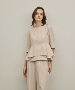 GRACE CONTINENTAL / グレースコンチネンタル その他トップス | トリアセペプラムトップ