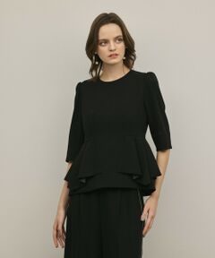 GRACE CONTINENTAL / グレースコンチネンタル その他トップス | トリアセペプラムトップ