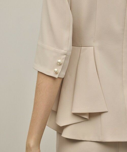 GRACE CONTINENTAL / グレースコンチネンタル その他トップス | トリアセペプラムトップ | 詳細10