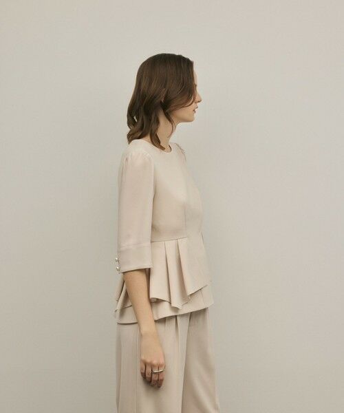 GRACE CONTINENTAL / グレースコンチネンタル その他トップス | トリアセペプラムトップ | 詳細7