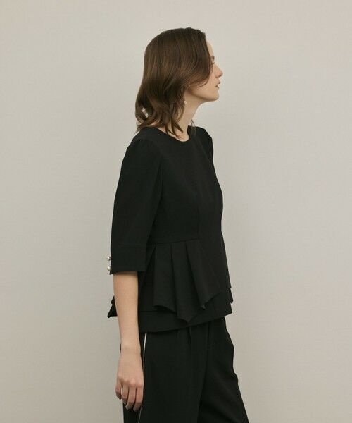 GRACE CONTINENTAL / グレースコンチネンタル その他トップス | トリアセペプラムトップ | 詳細14