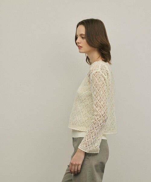 GRACE CONTINENTAL / グレースコンチネンタル その他トップス | レースフレアスリーブトップ | 詳細6