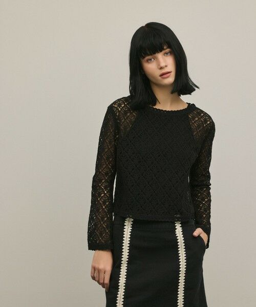 GRACE CONTINENTAL / グレースコンチネンタル その他トップス | レースフレアスリーブトップ | 詳細15