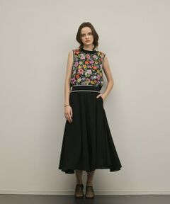 GRACE CONTINENTAL / グレースコンチネンタル その他トップス | フラワープリントニットトップ