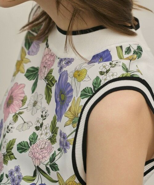GRACE CONTINENTAL / グレースコンチネンタル その他トップス | フラワープリントニットトップ | 詳細10