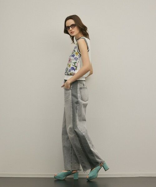 GRACE CONTINENTAL / グレースコンチネンタル その他トップス | フラワープリントニットトップ | 詳細2