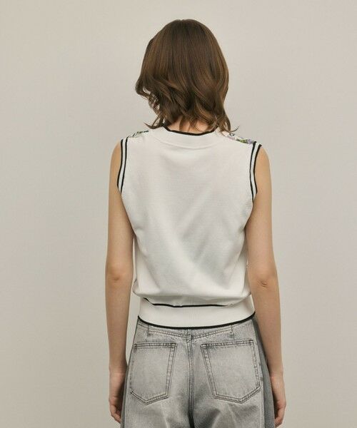 GRACE CONTINENTAL / グレースコンチネンタル その他トップス | フラワープリントニットトップ | 詳細6