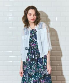 GRACE CONTINENTAL / グレースコンチネンタル ブルゾン | メッシュコンビシアーブルゾン