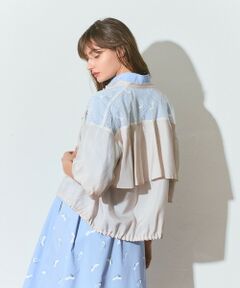 GRACE CONTINENTAL / グレースコンチネンタル ブルゾン | メッシュコンビシアーブルゾン