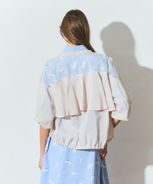 GRACE CONTINENTAL / グレースコンチネンタル ブルゾン | メッシュコンビシアーブルゾン | 詳細6