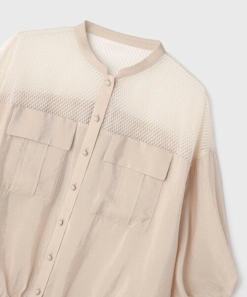 GRACE CONTINENTAL / グレースコンチネンタル ブルゾン | メッシュコンビシアーブルゾン | 詳細10