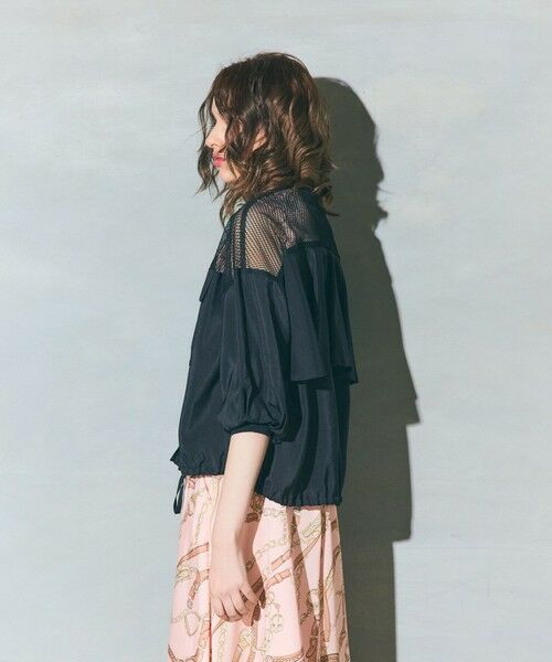 GRACE CONTINENTAL / グレースコンチネンタル ブルゾン | メッシュコンビシアーブルゾン | 詳細13