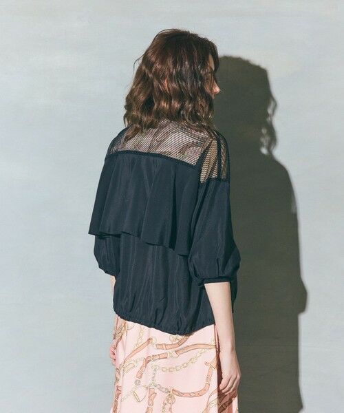 GRACE CONTINENTAL / グレースコンチネンタル ブルゾン | メッシュコンビシアーブルゾン | 詳細14