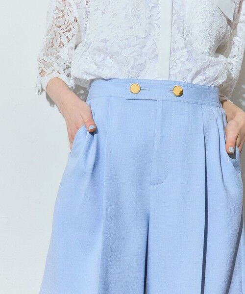 GRACE CONTINENTAL / グレースコンチネンタル その他パンツ | リネンタッチハーフパンツ | 詳細6