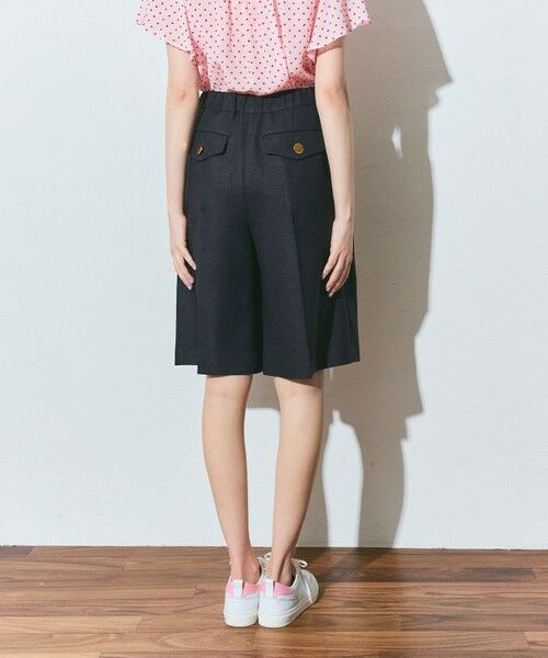 GRACE CONTINENTAL / グレースコンチネンタル その他パンツ | リネンタッチハーフパンツ | 詳細9