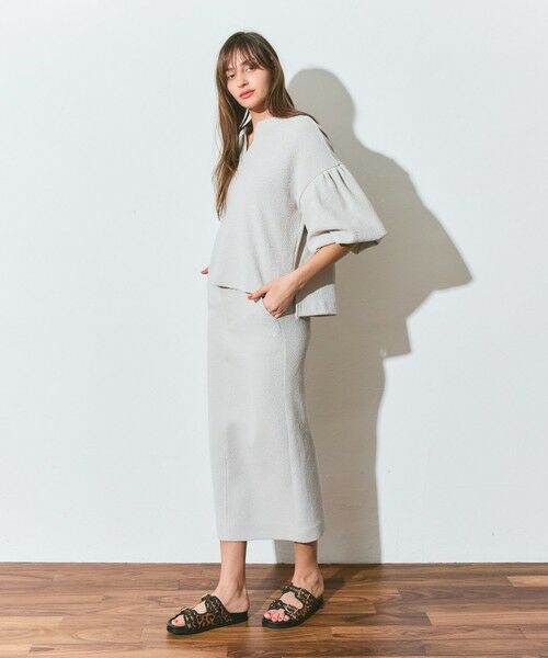 GRACE CONTINENTAL / グレースコンチネンタル ミニ・ひざ丈スカート | ジャージペンシルスカート | 詳細5