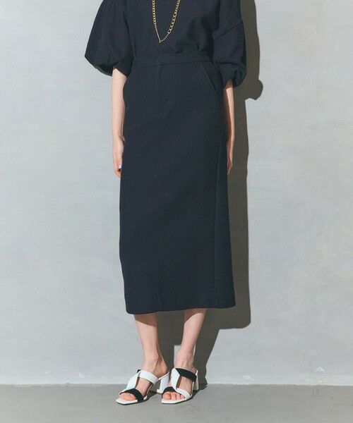 GRACE CONTINENTAL / グレースコンチネンタル ミニ・ひざ丈スカート | ジャージペンシルスカート | 詳細8