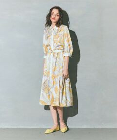 GRACE CONTINENTAL / グレースコンチネンタル ミニ丈・ひざ丈ワンピース | キカヨットプリントワンピース