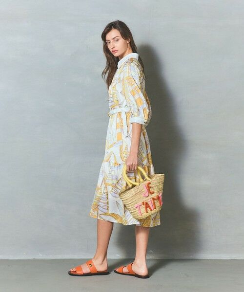 GRACE CONTINENTAL / グレースコンチネンタル ミニ丈・ひざ丈ワンピース | キカヨットプリントワンピース | 詳細4