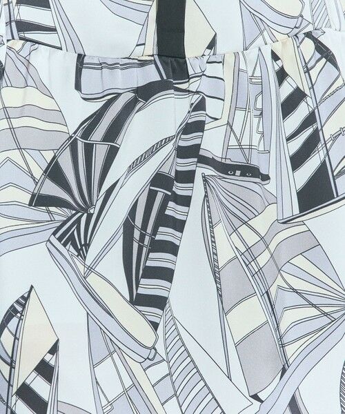 GRACE CONTINENTAL / グレースコンチネンタル ミニ丈・ひざ丈ワンピース | キカヨットプリントワンピース | 詳細12