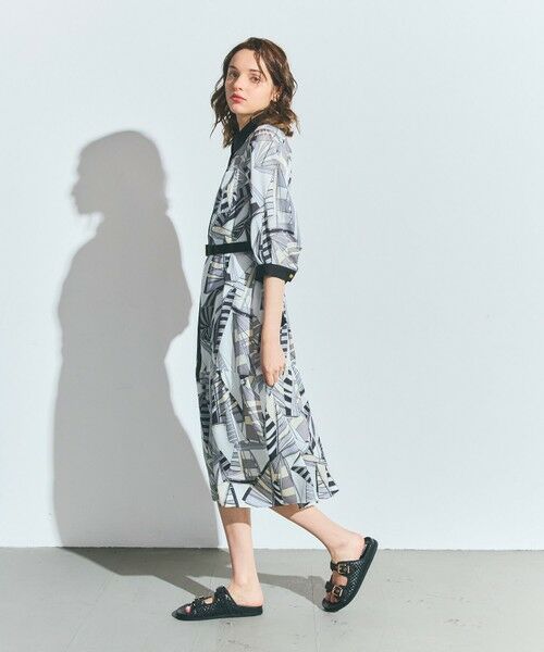GRACE CONTINENTAL / グレースコンチネンタル ミニ丈・ひざ丈ワンピース | キカヨットプリントワンピース | 詳細9
