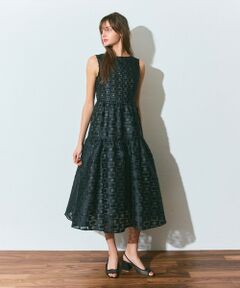 GRACE CONTINENTAL / グレースコンチネンタル ドレス | キカドットジャガードドレス