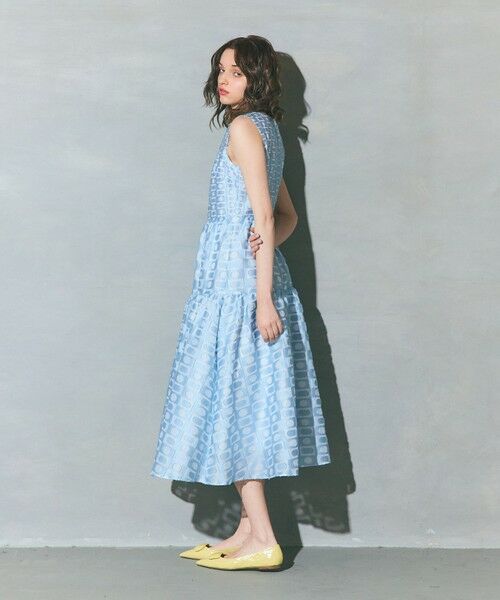 GRACE CONTINENTAL / グレースコンチネンタル ドレス | キカドットジャガードドレス | 詳細2