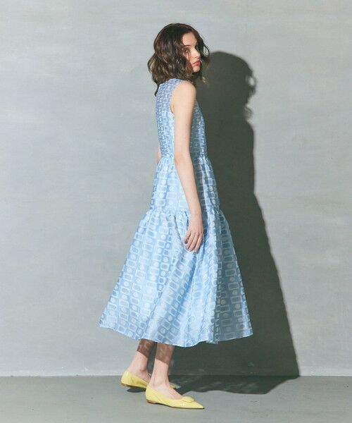GRACE CONTINENTAL / グレースコンチネンタル ドレス | キカドットジャガードドレス | 詳細4