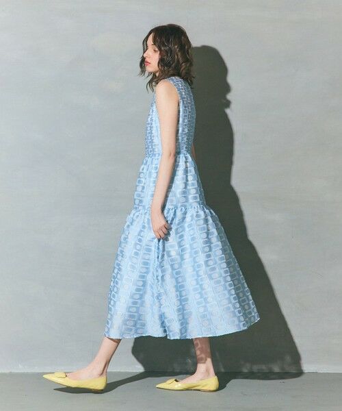 GRACE CONTINENTAL / グレースコンチネンタル ドレス | キカドットジャガードドレス | 詳細5