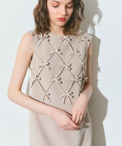 GRACE CONTINENTAL / グレースコンチネンタル ドレス | リボンモチーフドレス