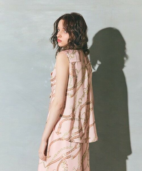 GRACE CONTINENTAL / グレースコンチネンタル シャツ・ブラウス | チェーンプリントボウタイブラウス | 詳細3