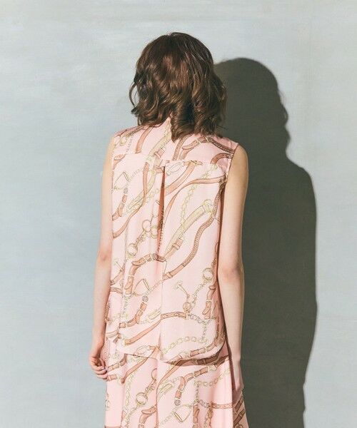 GRACE CONTINENTAL / グレースコンチネンタル シャツ・ブラウス | チェーンプリントボウタイブラウス | 詳細4