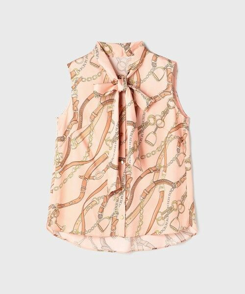 GRACE CONTINENTAL / グレースコンチネンタル シャツ・ブラウス | チェーンプリントボウタイブラウス | 詳細7