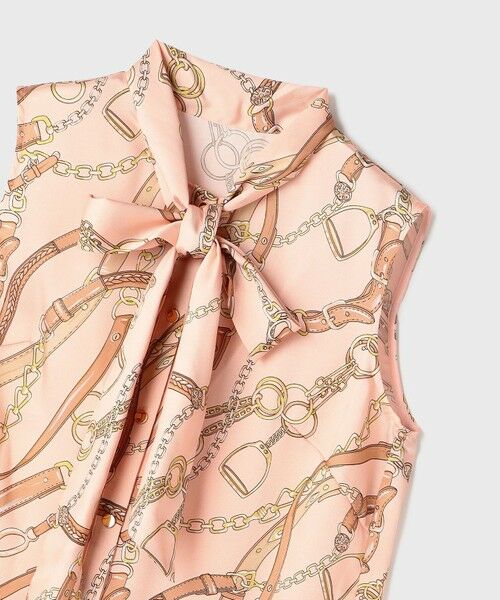 GRACE CONTINENTAL / グレースコンチネンタル シャツ・ブラウス | チェーンプリントボウタイブラウス | 詳細9