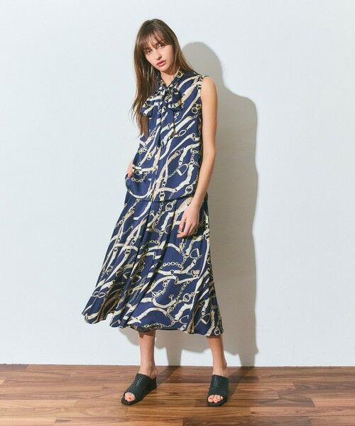 GRACE CONTINENTAL / グレースコンチネンタル シャツ・ブラウス | チェーンプリントボウタイブラウス | 詳細16