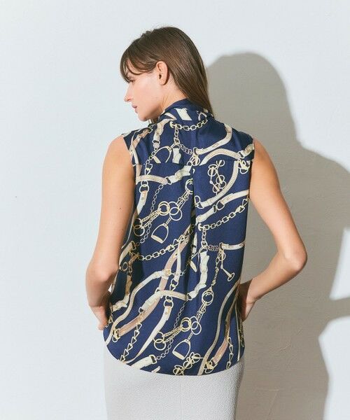 GRACE CONTINENTAL / グレースコンチネンタル シャツ・ブラウス | チェーンプリントボウタイブラウス | 詳細8
