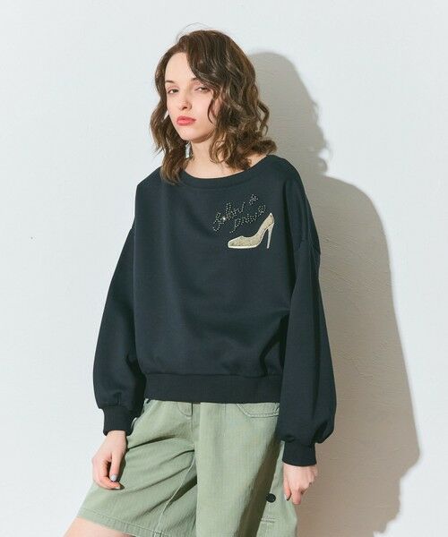 GRACE CONTINENTAL / グレースコンチネンタル カットソー | モチーフ刺繍スウェットトップ | 詳細5