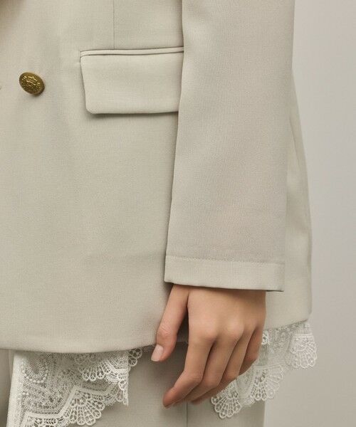 GRACE CONTINENTAL / グレースコンチネンタル テーラードジャケット | バックタックテーラードジャケット | 詳細13