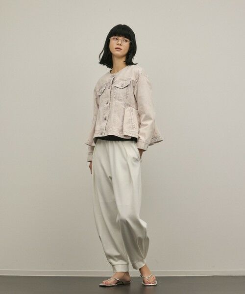 GRACE CONTINENTAL / グレースコンチネンタル テーラードジャケット | ペプラムデニムジャケット | 詳細1